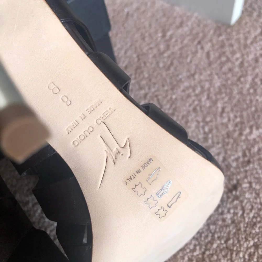 Giuseppe Zanotti Back Zip Cut-Out Heeled Sandal